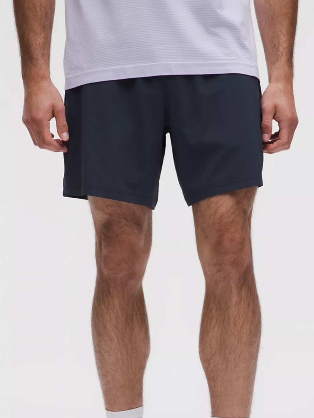 Men’s Lululemon Pace Breaker Linerless Short 7 True Navy